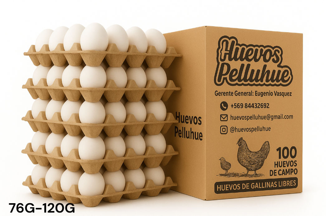 Caja de huevos Jumbo Blancos UNID